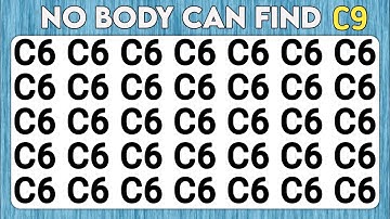 Test your eyes - Find the Odd One Out | Number and Letter Challenge edition 