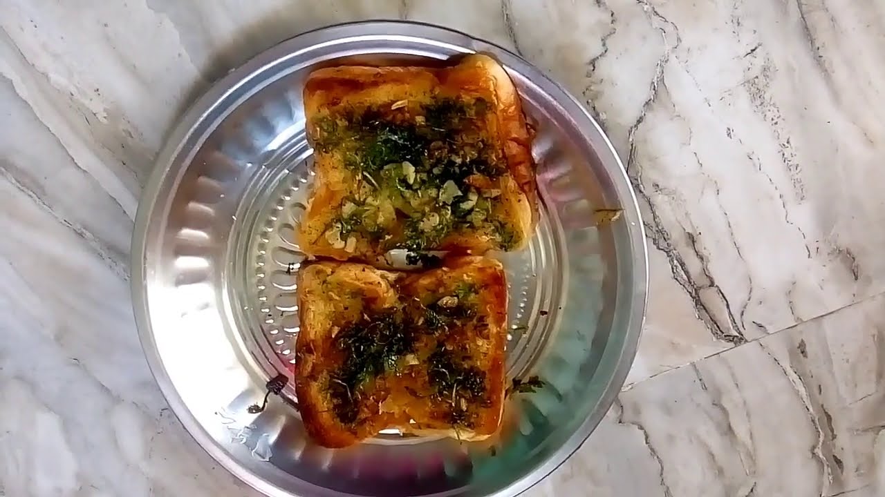 Garlic bread recipe in Tamil Poondu bread seivathu eppadi 10 min