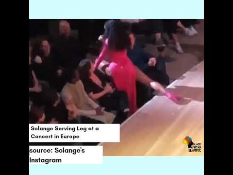 Solange Serving Leg at a Concert in Europe (Vertical Video) | @baabmedia