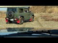 ジムニーシエラを追いかけるジムニー