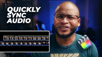 How to quickly sync audio in Final Cut Pro