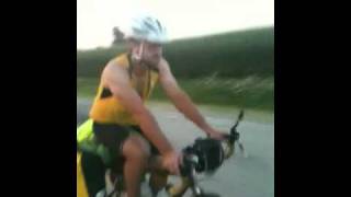 Bike Free in Wisconsin - Talking to Cows