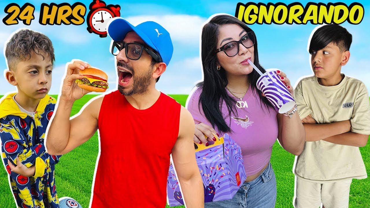 24 HORAS IGNORANDO A KARIM Y A DYLAN | Family Juega