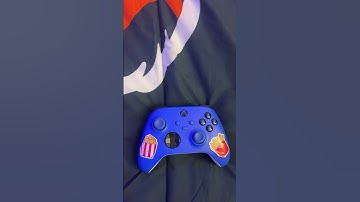 Blue robot Xbox controller