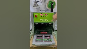 Auto Tray Sealer with Ink Jet Coding