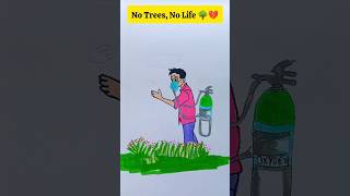 Save Nature Save Future🌱#art #story #moralstories #shorts #youtubeshorts