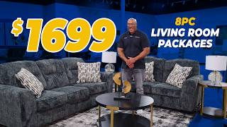 Bundle & Save BIG! 🛋️ $1699 8-Piece Living Room Package | Canales Furniture