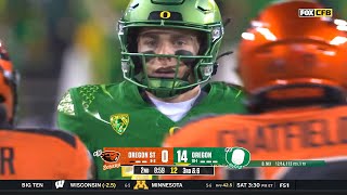 #16 Oregon St vs #6 Oregon Football Game Full Highlights 2024