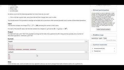A. Boboniu Likes to Color Balls | Codeforces | Codeforces Round #664 (Div  2) | Brute Force | Maths