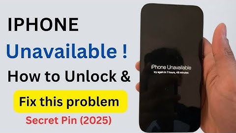 iPhone Unavailable Unlock In Minutes (2025) | How to Fix iPhone Unavailable Error [100% Works]