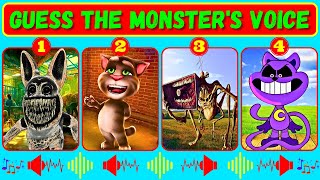 Guess Monster Voice Zoonomaly, Talking Tom, MegaHorn, CatNap Coffin Dance