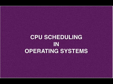 CPU Scheduling Algorithm In Operating System | Introduction To CPU ...