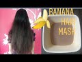 Banana hair mask for insane growth control split ends shiny hairs frizzy hair solution dandruff