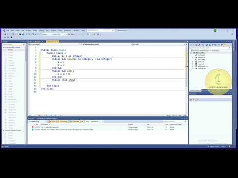 VB.NET | class and object 'nesting procedures' | CodeLearning