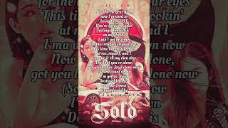 S.O.L.O JENNIE LYRICS ||#shorts