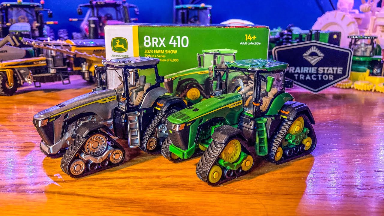 1/64 John Deere 8RT 370 Crawler Tractor - Farm Equipment-John Deere
