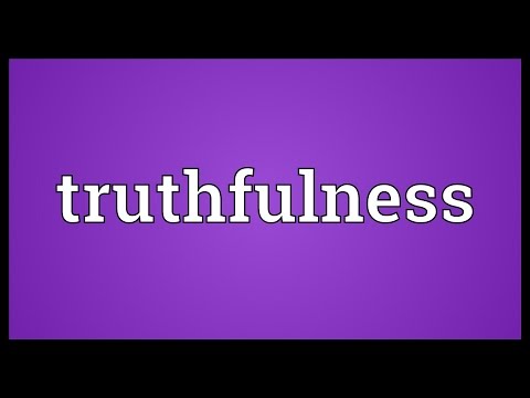 Truthfulness Meaning