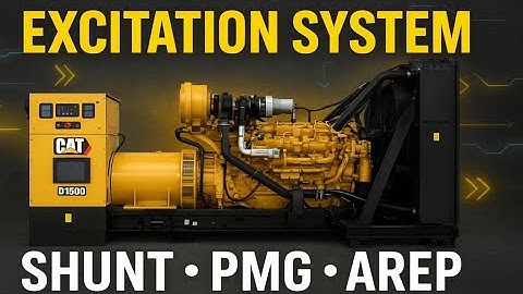 Generator Alternator Excitation System Explained: PMG, AREP & Shunt (3-Phase Excitation Types)