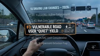 10 Driving Laws That Just Changed in 2026 — Most Drivers Are Missing #3, New Rules You Need to Know