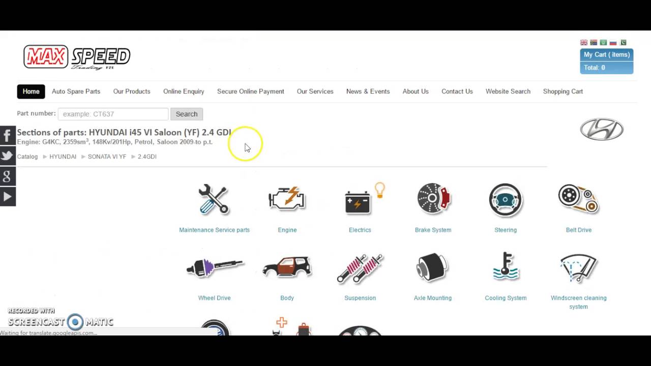 Hyundai Auto Spare Parts - YouTube