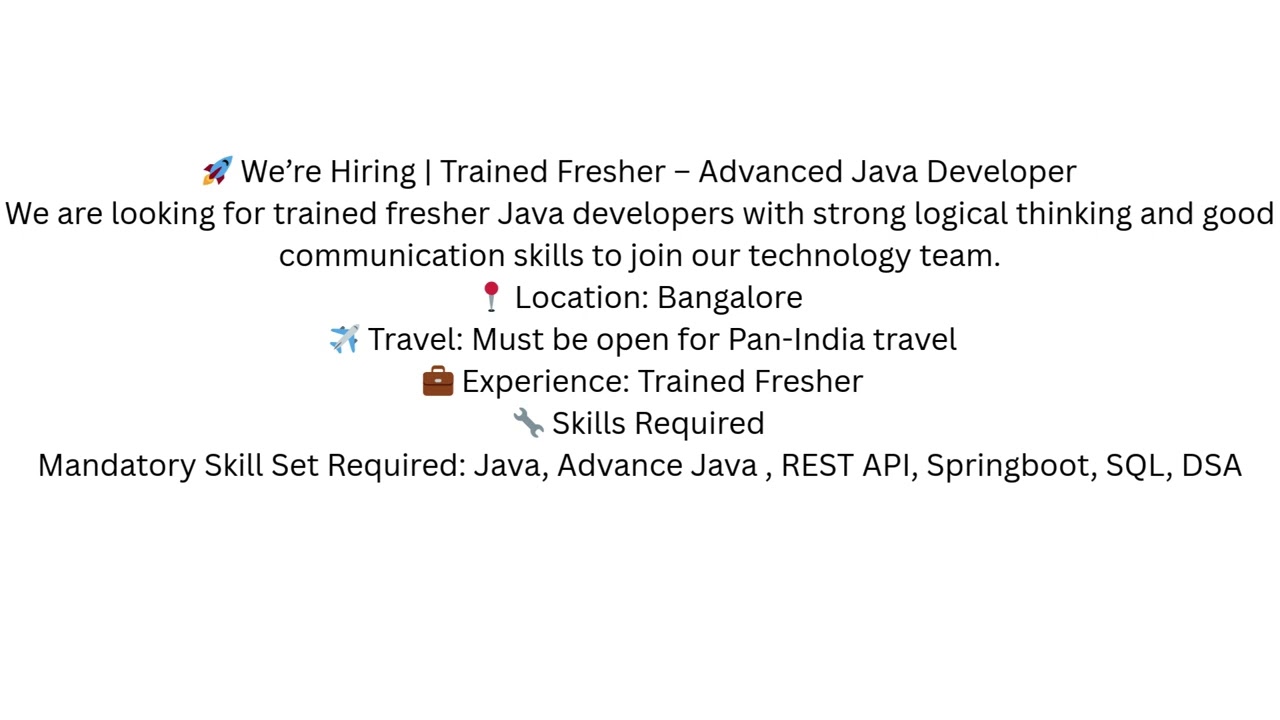 Java + These Skills = High-Paying Tech Career 💻🔥Jobs | Jobs