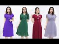 TOP 10 Mẫu Đầm Dự Tiệc Đẹp Nhất 2020 -  Đầm Dành Cho Người Mập - Thời Trang Trung Niên U30 - U60