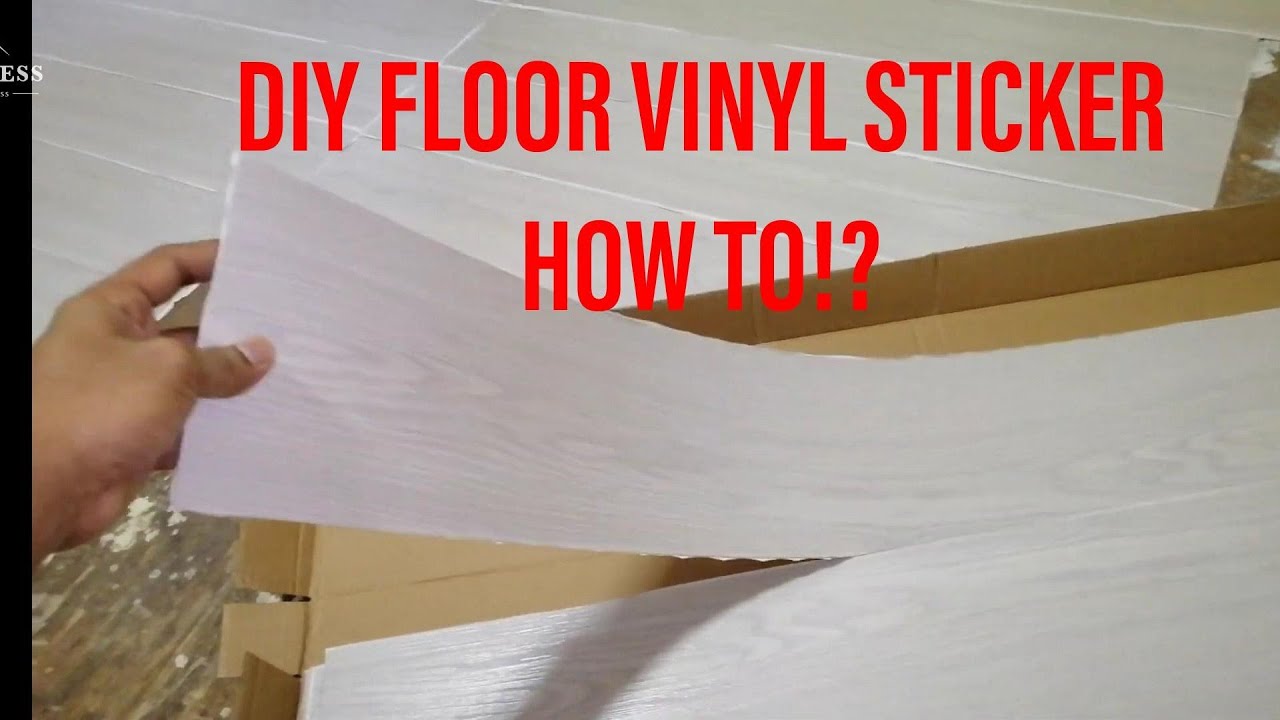 DIY Floor Sticker Vinyl Installation from Divisoria (House Renovation Part 1) Tagalog