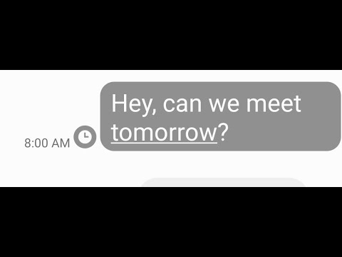 Samsung Note 8, S9, S10, S20, S20+, S20 Ultra Schedule text messages!