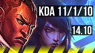 LUCIAN & Blitzcrank vs APHELIOS & Zilean (ADC) | 11/1/10, Legendary | KR Master | 14.10