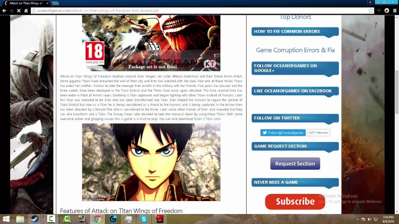 The Best Website To Download FREE PC Games 2016!!!!!