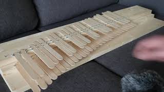 How to make a piano from popsicle sticks