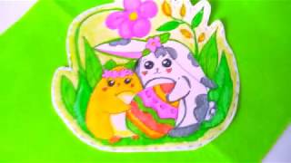KAWAII ПАСХАЛЬНЫЙ РИСУНОК / ЛЁГКИЙ РИСУНОК / КРОЛИК И ЦЫПЛЁНОК KAWAII ПАСХАЛЬНЫЙ РИСУНОК / ЛЁГКИЙ РИСУНОК / КРОЛИК И ЦЫПЛЁНОК