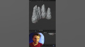 Draw fire in Blender! Watch the full linked video #blender3D #fire