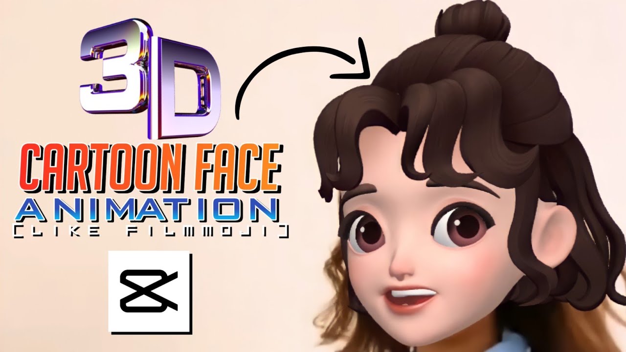 How To Make 3d Cartoon Face Animation Tutorial In CapCut App || CapCut ...