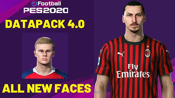 PES 2020 DATAPACK 4.0 ALL NEW FACES