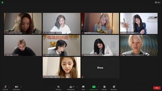 ❝study with twice❞ | an hour zoom session with twice (30/5 pomodoro + piano music) screenshot 3