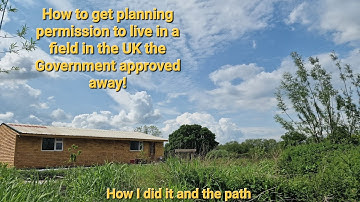 How the Government approved way to get planning permission to live on your own land in the UK works