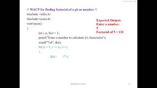 Part- 5 Loops (Control Structures) in C Language by Dr. Mallikharjuna Rao K