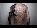 Full Back Tattoo Time Lapse - 1 Session