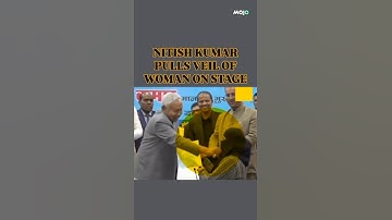 Nitish Kumar Removes Doctor’s Hijab, Triggers Political Row #shorts