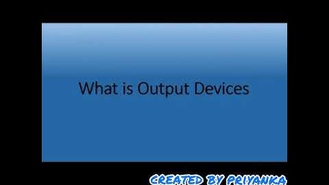 class 4 computer output devices