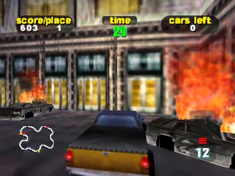 [N64] Destruction Derby 64 (Walkthrough / Прохождение - Part 4)