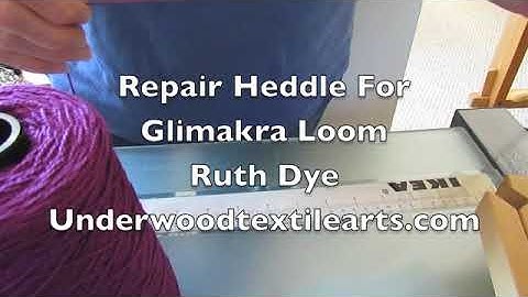 Repair Heddle For Glimakra Loom
