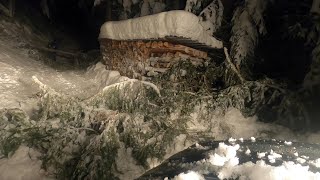 Heavy Snowfall In Slovenia Snow Plowing
