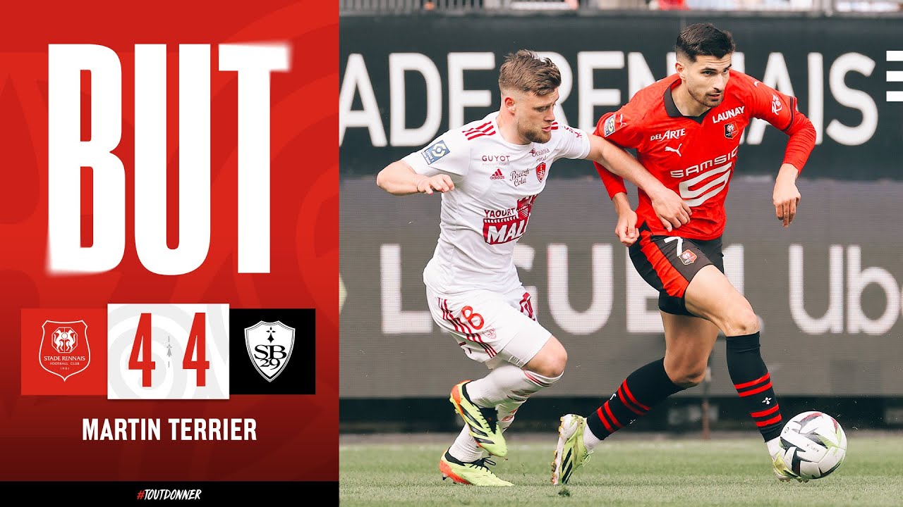 👟💥 Saison 23/24 - J31 | Le but de Martin Terrier contre Brest