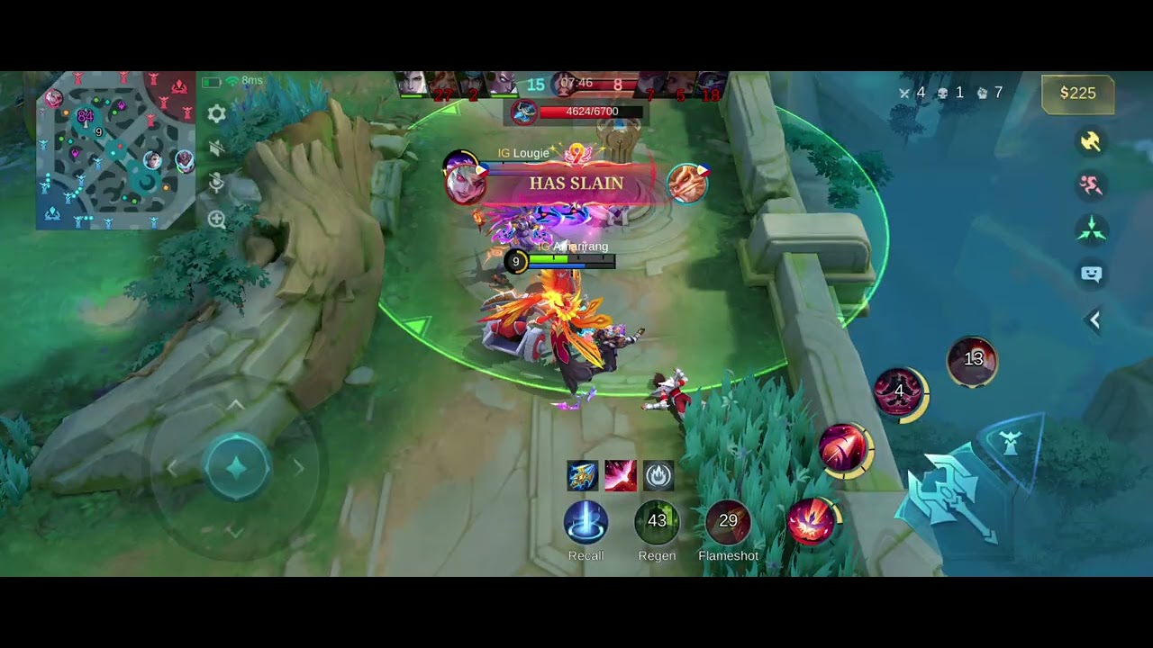 MLBB GAMEPLAY PHARSA PHOENIX SKIN 🐦‍🔥