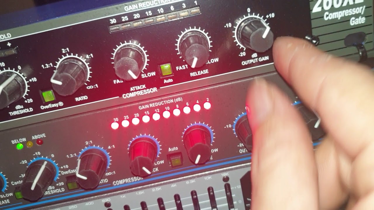 Hướng dẫn chỉnh máy nén dbx 166xl. 266xl. Đt 0978.776.528