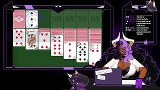 Playing Solitaire cuz people can't read!