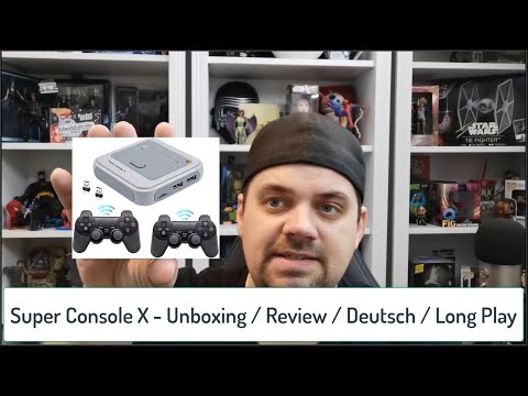 New Update Super Console X - Retro Console Review / Test DEUTSCH