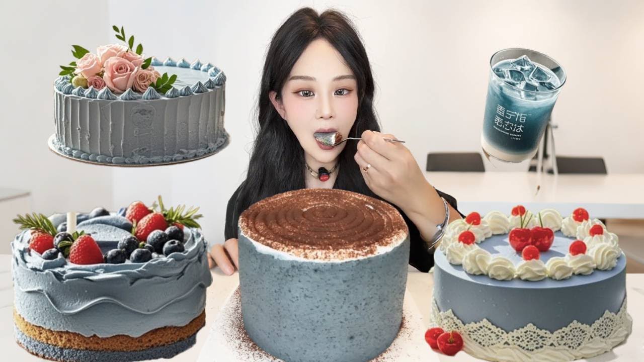 Asmr🍰Eating 🍰 (Soft And Waxy Sound) 크림丨먹방丨Mukbang丨Satisfying丨Eatings